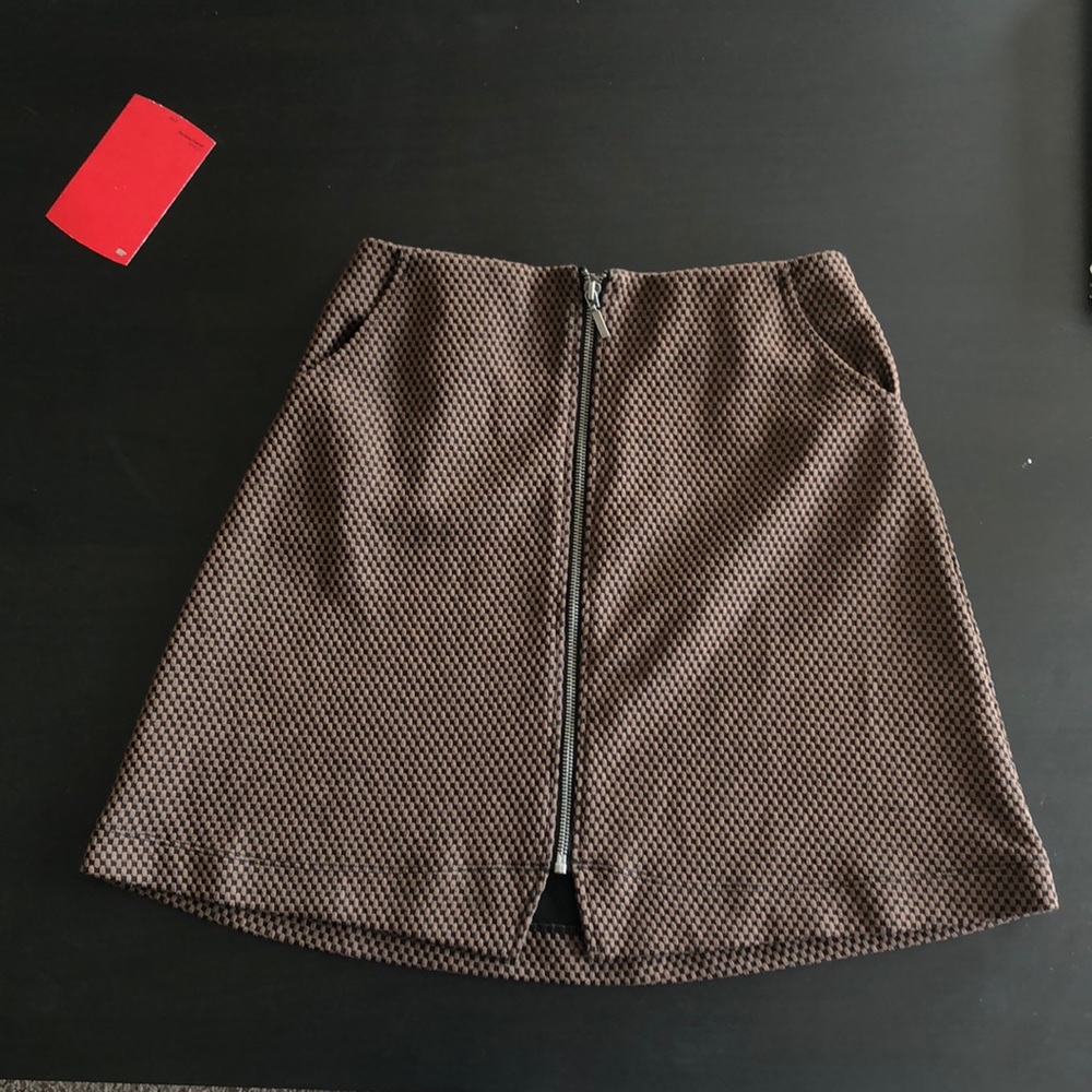 Checkered retro mini skirt